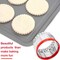 3Pcs Fluted Round Cookie Cutters 2" 2.6" 3", Heavy Duty Food-Grade Stainless Steel, Biscuit Cutter, Mini Cookie Cutters, Cookie Cutters for Baking, Unique Design with Protective Red Top PVC